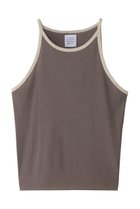 【グッド ピープル グッド ステッチング グッド プロダクト/GOOD PEOPLE GOOD STITCHING GOOD PRODUCT】のタンクトップ グレー×ベージュトップ|ID: prp329100004509205 ipo3291000000036148686