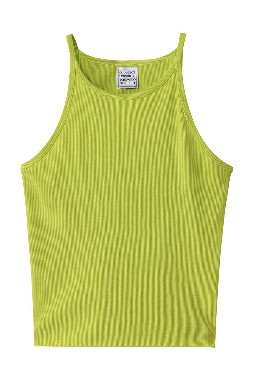 【グッド ピープル グッド ステッチング グッド プロダクト/GOOD PEOPLE GOOD STITCHING GOOD PRODUCT】のキャミソール インテリア・キッズ・メンズ・レディースファッション・服の通販 founy(ファニー) 　ファッション　Fashion　レディースファッション　Fashion for Women　トップス・カットソー　Cut & Sew Tops　キャミソール&ノースリーブ　Camisoles & Sleeveless Tops　シャツ・ブラウス・オフィスカジュアル　Elegant Blouses & Button-Ups　ロングTシャツ・Tシャツ　Longline T-Shirts & Tees　カットソー・ベーシックTシャツ　Cut-and-Sewn Tops / Stretch Tees & Basics　キャミソール　Camisole, Spaghetti Strap Top　サマー　Summer, Summer Style　ストレッチ　Stretch, Stretchy Fabric　タンク　Tank Top, Sleeveless Top　ライム|ID: prp329100004509206 ipo3291000000035420689
