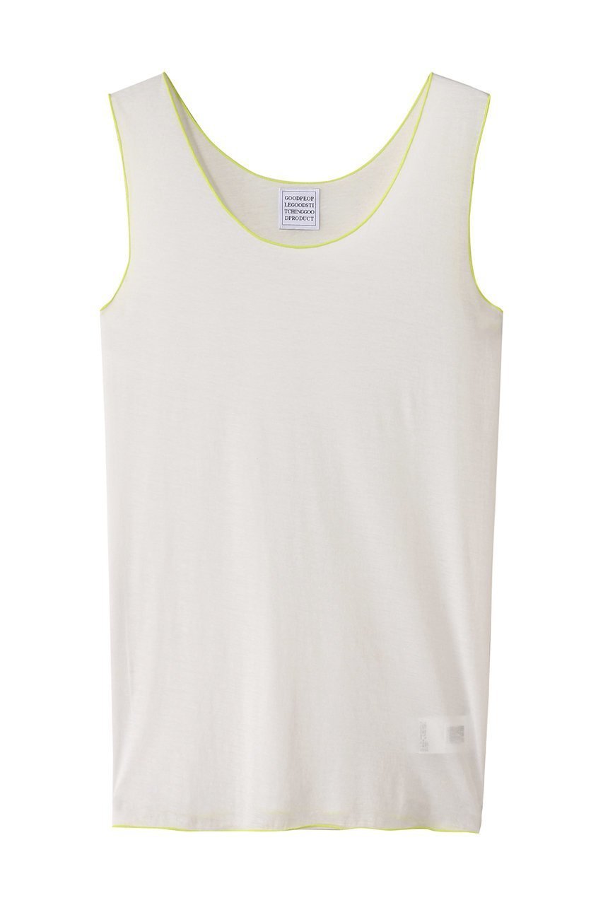 【グッド ピープル グッド ステッチング グッド プロダクト/GOOD PEOPLE GOOD STITCHING GOOD PRODUCT】のカラースティッチング ノースリーブTシャツ 人気、トレンドファッション・服の通販 founy(ファニー) 　ファッション　Fashion　レディースファッション　Fashion for Women　トップス・カットソー　Cut & Sew Tops　キャミソール&ノースリーブ　Camisoles & Sleeveless Tops　シャツ・ブラウス・オフィスカジュアル　Elegant Blouses & Button-Ups　ロングTシャツ・Tシャツ　Longline T-Shirts & Tees　カットソー・ベーシックTシャツ　Cut-and-Sewn Tops / Stretch Tees & Basics　エアリー　Airy Texture　キャミソール　Camisole, Spaghetti Strap Top　シアー　Sheer, See-Through　ストレッチ　Stretch, Stretchy Fabric　タンク　Tank Top, Sleeveless Top　ノースリーブ　Sleeveless, No-Sleeve　今季　This Season, Current Season　定番　Standard, Basic Item　 other-1|ID: prp329100004509208 ipo3291000000032845143