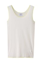 【グッド ピープル グッド ステッチング グッド プロダクト/GOOD PEOPLE GOOD STITCHING GOOD PRODUCT】のカラースティッチング ノースリーブTシャツ 人気、トレンドファッション・服の通販 founy(ファニー) ファッション Fashion レディースファッション Fashion for Women トップス・カットソー Cut & Sew Tops キャミソール&ノースリーブ Camisoles & Sleeveless Tops シャツ・ブラウス・オフィスカジュアル Elegant Blouses & Button-Ups ロングTシャツ・Tシャツ Longline T-Shirts & Tees カットソー・ベーシックTシャツ Cut-and-Sewn Tops / Stretch Tees & Basics エアリー Airy Texture キャミソール Camisole, Spaghetti Strap Top シアー Sheer, See-Through ストレッチ Stretch, Stretchy Fabric タンク Tank Top, Sleeveless Top ノースリーブ Sleeveless, No-Sleeve 今季 This Season, Current Season 定番 Standard, Basic Item thumbnail ホワイト×ライム|ID: prp329100004509208 ipo3291000000032845147