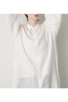 【ヒューエルミュージアム/hueLe Museum】の【STUMBLY】Sheer Combi Long Shirts ホワイト|ID:prp329100004509211