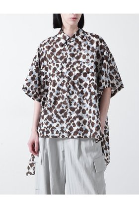 【ヒューエルミュージアム/hueLe Museum】の【STUMBLY】Printed Military Shirts 人気、トレンドファッション・服の通販 founy(ファニー) ファッション Fashion レディースファッション WOMEN トップス・カットソー Tops/Tshirt シャツ/ブラウス Shirts/Blouses オーガンジー Organdy クール Cool ショート Short スリーブ Sleeve ドット Dot プリント Print ミリタリー Military レオパード Leopard |ID:prp329100004509212