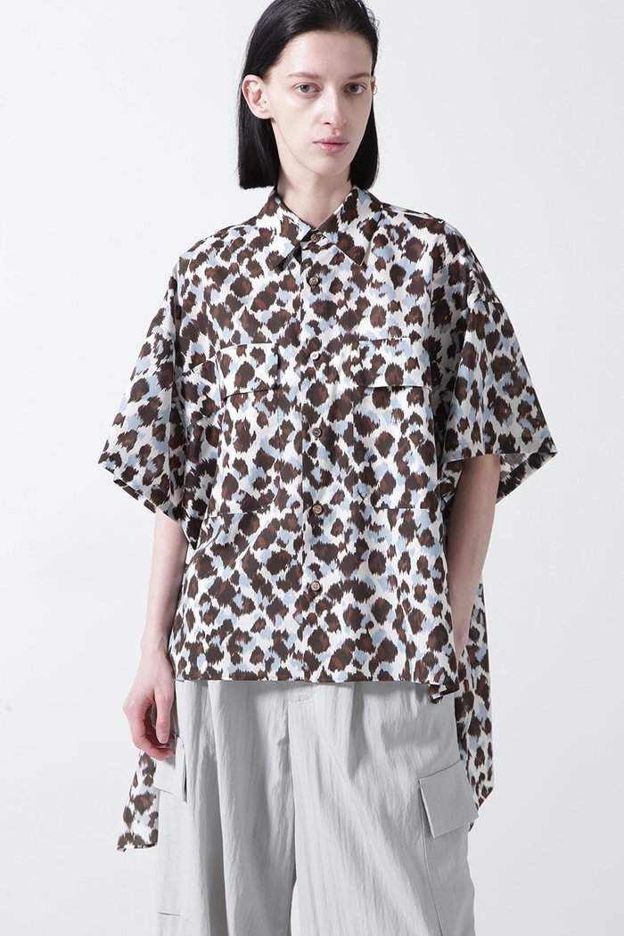 【ヒューエルミュージアム/hueLe Museum】の【STUMBLY】Printed Military Shirts インテリア・キッズ・メンズ・レディースファッション・服の通販 founy(ファニー) https://founy.com/ ファッション Fashion レディースファッション Fashion for Women トップス・カットソー Cut & Sew Tops シャツ・ブラウス・オフィスカジュアル Elegant Blouses & Button-Ups オーガンジー Organza Fabric クール Cool, Chic ショート Short, Short Length スリーブ Sleeve, Long Sleeve / Short Sleeve ドット Polka Dot, Dot Pattern プリント Print, Printed Pattern レオパード Leopard, Animal Print 再入荷 Restock / Back in Stock |ID: prp329100004509212 ipo3291000000032850693