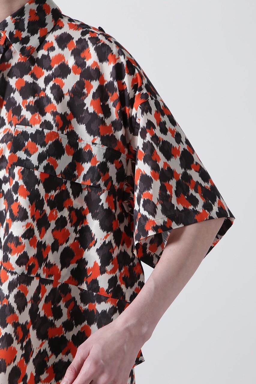 【ヒューエルミュージアム/hueLe Museum】の【STUMBLY】Printed Military Shirts 人気、トレンドファッション・服の通販 founy(ファニー) ファッション Fashion レディースファッション Fashion for Women トップス・カットソー Cut & Sew Tops シャツ・ブラウス・オフィスカジュアル Elegant Blouses & Button-Ups オーガンジー Organza Fabric クール Cool, Chic ショート Short, Short Length スリーブ Sleeve, Long Sleeve / Short Sleeve ドット Polka Dot, Dot Pattern プリント Print, Printed Pattern レオパード Leopard, Animal Print other-8|ID: prp329100004509212 ipo3291000000035774404