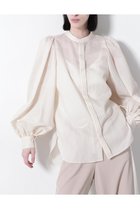 【ヒューエルミュージアム/hueLe Museum】の【STUMBLY】Sheer Striped Shirts ベージュ|ID: prp329100004509213 ipo3291000000031862567