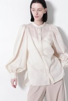 【ヒューエルミュージアム/hueLe Museum】の【STUMBLY】Sheer Striped Shirts ベージュ|ID:prp329100004509213