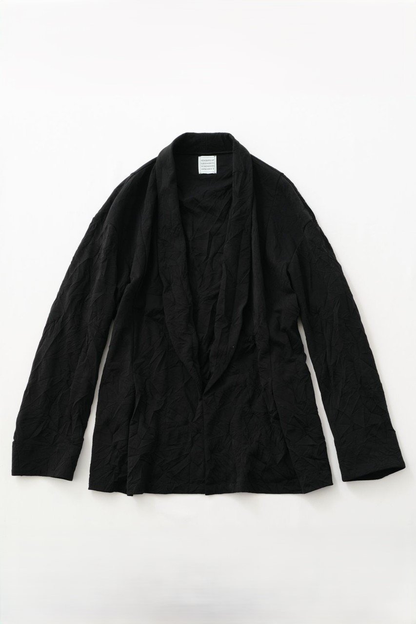 【グッド ピープル グッド ステッチング グッド プロダクト/GOOD PEOPLE GOOD STITCHING GOOD PRODUCT】のショールカラー イージー ライトジャケット 人気、トレンドファッション・服の通販 founy(ファニー) 　ファッション　Fashion　レディースファッション　Fashion for Women　アウター　Coat / Outerwear Collection　レディースジャケット・軽アウター　Jackets　カーディガン　Cardigan, Knitwear　グラフィック　Graphic, Graphic Design　ショール　Shawl, Wrap　シルケット　Silket, Silky Cotton　シンプル　Simple, Minimal　ジャケット　Jacket, Outerwear　ストレッチ　Stretch, Stretchy Fabric　リラックス　Relax, Relaxed Fit　ワッシャー　Washer, Crinkled Finish　other-7|ID: prp329100004509217 ipo3291000000032806475