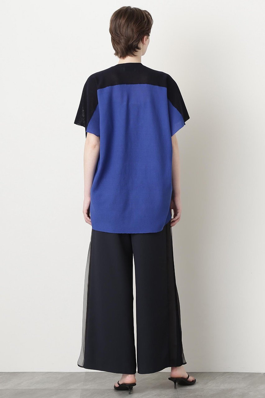 【ヒューエルミュージアム/hueLe Museum】の【STUMBLY】Color Block Pullover 人気、トレンドファッション・服の通販 founy(ファニー) 　ファッション　Fashion　レディースファッション　Fashion for Women　トップス・カットソー　Cut & Sew Tops　ニット　Knit Tops & Sweaters　カジュアルプルオーバー・ニットトップス　Pullovers & Knit Tops / Casual Pullovers　シンプル　Simple, Minimal　再入荷　Restock / Back in Stock　夏　Summer　other-4|ID: prp329100004509218 ipo3291000000032925468