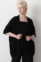 【ヒューエルミュージアム/hueLe Museum】の【STUMBLY】Sleeveless Cardigan ブラック|ID: prp329100004509219 ipo3291000000031961202
