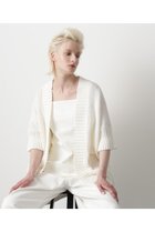 【ヒューエルミュージアム/hueLe Museum】の【STUMBLY】Sleeveless Cardigan ホワイト|ID: prp329100004509219 ipo3291000000031961203