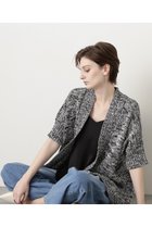 【ヒューエルミュージアム/hueLe Museum】の【STUMBLY】Sleeveless Cardigan ブラック|ID:prp329100004509219