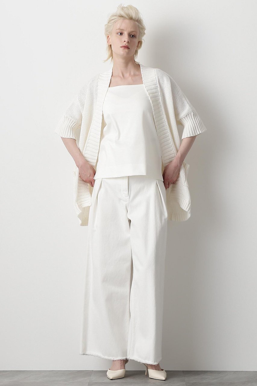 【ヒューエルミュージアム/hueLe Museum】の【STUMBLY】Sleeveless Cardigan 人気、トレンドファッション・服の通販 founy(ファニー) 　ファッション　Fashion　レディースファッション　Fashion for Women　トップス・カットソー　Cut & Sew Tops　ニット　Knit Tops & Sweaters　カーディガン・羽織り　Layered Style Cardigans　カジュアルプルオーバー・ニットトップス　Pullovers & Knit Tops / Casual Pullovers　パターン　Pattern, Design Print　ミックス　Mix, Mixed Style　再入荷　Restock / Back in Stock　日本製　Made In Japan　other-3|ID: prp329100004509219 ipo3291000000032925541