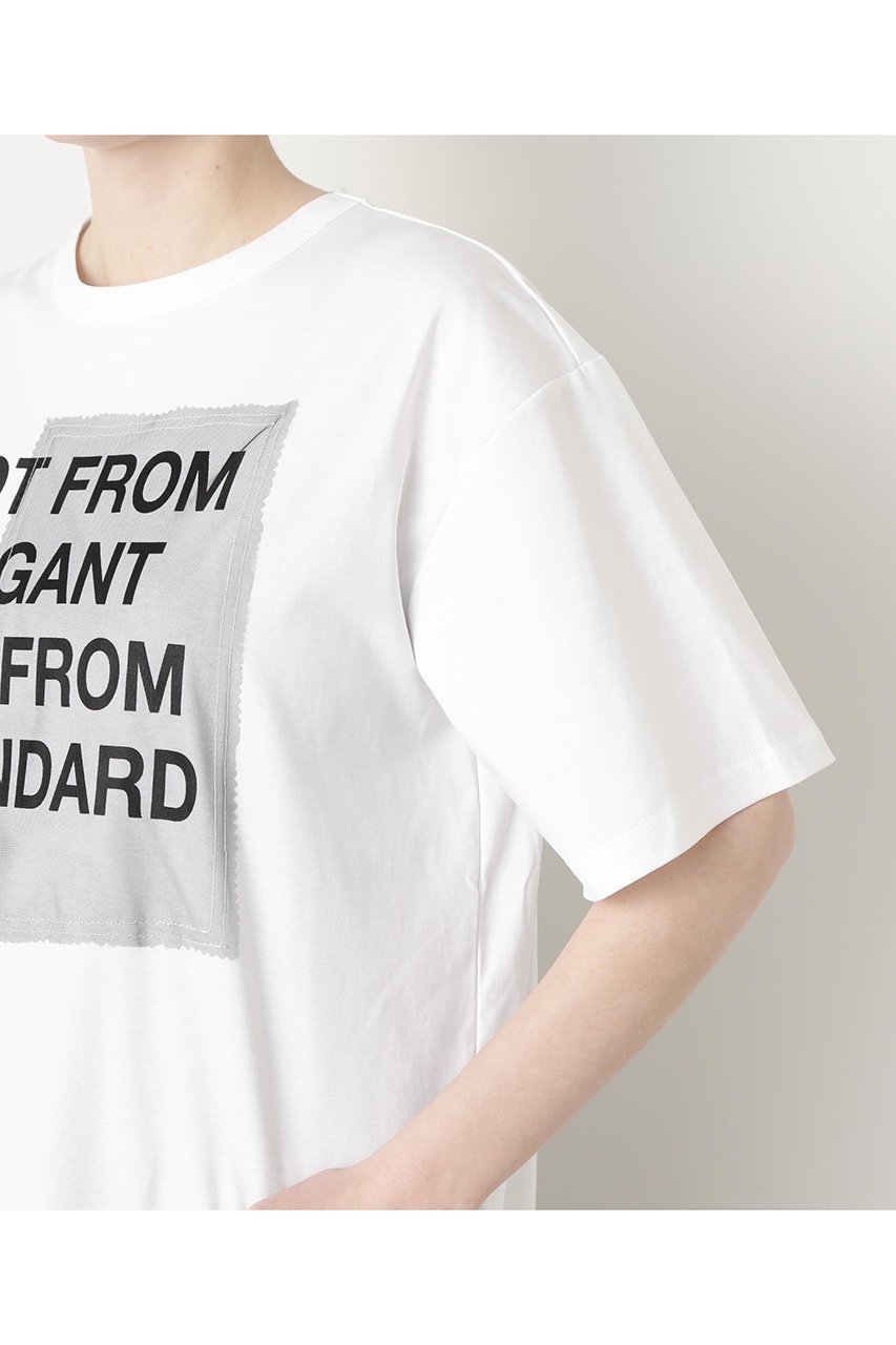 【ヒューエルミュージアム/hueLe Museum】の【STUMBLY】Printed T-shirts 人気、トレンドファッション・服の通販 founy(ファニー) 　ファッション　Fashion　レディースファッション　WOMEN　トップス・カットソー　Tops/Tshirt　シャツ/ブラウス　Shirts/Blouses　ロング / Tシャツ　T-Shirts　カットソー　Cut and Sewn　ショート　Short　スリーブ　Sleeve　チュール　Tulle　プリント　Print　other-6|ID: prp329100004509220 ipo3291000000031874547