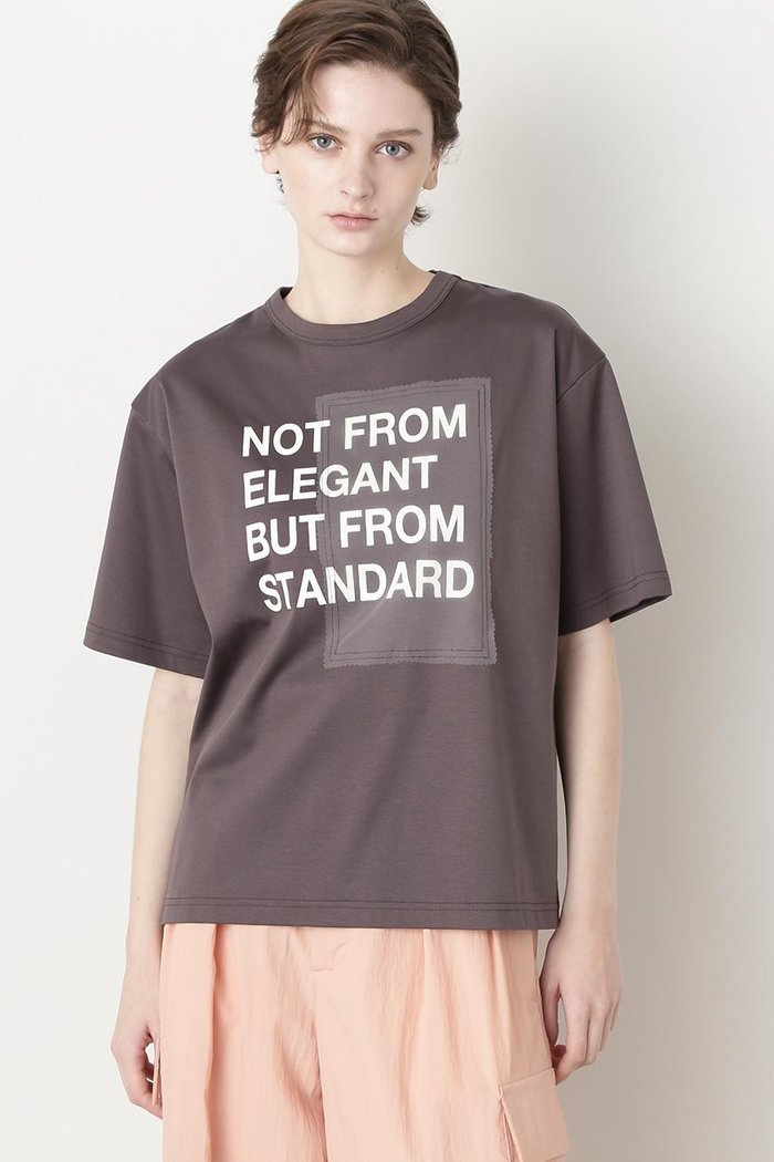 【ヒューエルミュージアム/hueLe Museum】の【STUMBLY】Printed T-shirts インテリア・キッズ・メンズ・レディースファッション・服の通販 founy(ファニー) https://founy.com/ ファッション Fashion レディースファッション Fashion for Women トップス・カットソー Cut & Sew Tops シャツ・ブラウス・オフィスカジュアル Elegant Blouses & Button-Ups ロングTシャツ・Tシャツ Longline T-Shirts & Tees カットソー・ベーシックTシャツ Cut-and-Sewn Tops / Stretch Tees & Basics ショート Short, Short Length スリーブ Sleeve, Long Sleeve / Short Sleeve チュール Tulip, Tulip Motif プリント Print, Printed Pattern |ID: prp329100004509220 ipo3291000000032847874