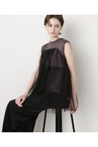【ヒューエルミュージアム/hueLe Museum】の【STUMBLY】Tulle Combination Tops グレー|ID:prp329100004509221