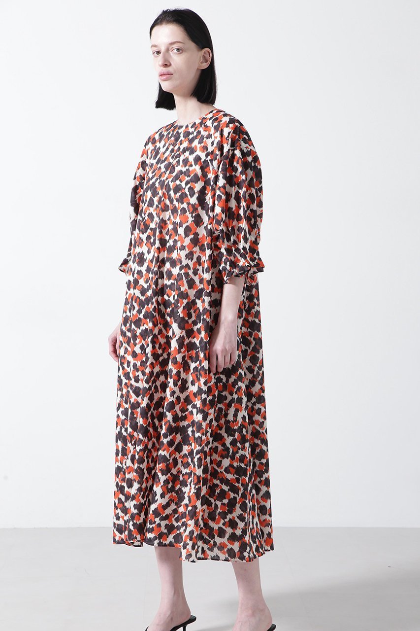 【ヒューエルミュージアム/hueLe Museum】の【STUMBLY】Printed Maxi Dress 人気、トレンドファッション・服の通販 founy(ファニー) 　ファッション　Fashion　レディースファッション　Fashion for Women　ワンピース　Dresses　フォーマル・パーティードレス・結婚式用ドレス　Elegant & Casual Dresses　チュニック　Tunic Tops & Dresses　マキシ丈ワンピース・ロングドレス　Maxi Dresses / Long One-Pieces　オーガンジー　Organza Fabric　クラシック　Classic, Timeless Style　チュニック　Tunic, Long Top　ドット　Polka Dot, Dot Pattern　ドレス　Dress, One-Piece　プリント　Print, Printed Pattern　レオパード　Leopard, Animal Print　ロング　Long, Long-Length　other-5|ID: prp329100004509223 ipo3291000000032868928