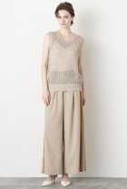 【ヒューエルミュージアム/hueLe Museum】の【STUMBLY】Side Ribbon Pants ベージュ|ID:prp329100004509224