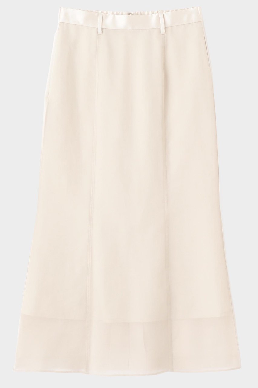 【ヒューエルミュージアム/hueLe Museum】の【STUMBLY】Sheer Satin Combi Skirt 人気、トレンドファッション・服の通販 founy(ファニー) 　ファッション　Fashion　レディースファッション　WOMEN　スカート　Skirt　ロングスカート　Long Skirt　オーガンジー　Organdy　サテン　Satin　バランス　Balance　フロント　Front　ベーシック　Basic　マーメイド　Mermaid　モダン　Modern　ロング　Long　other-2|ID: prp329100004509226 ipo3291000000031874566