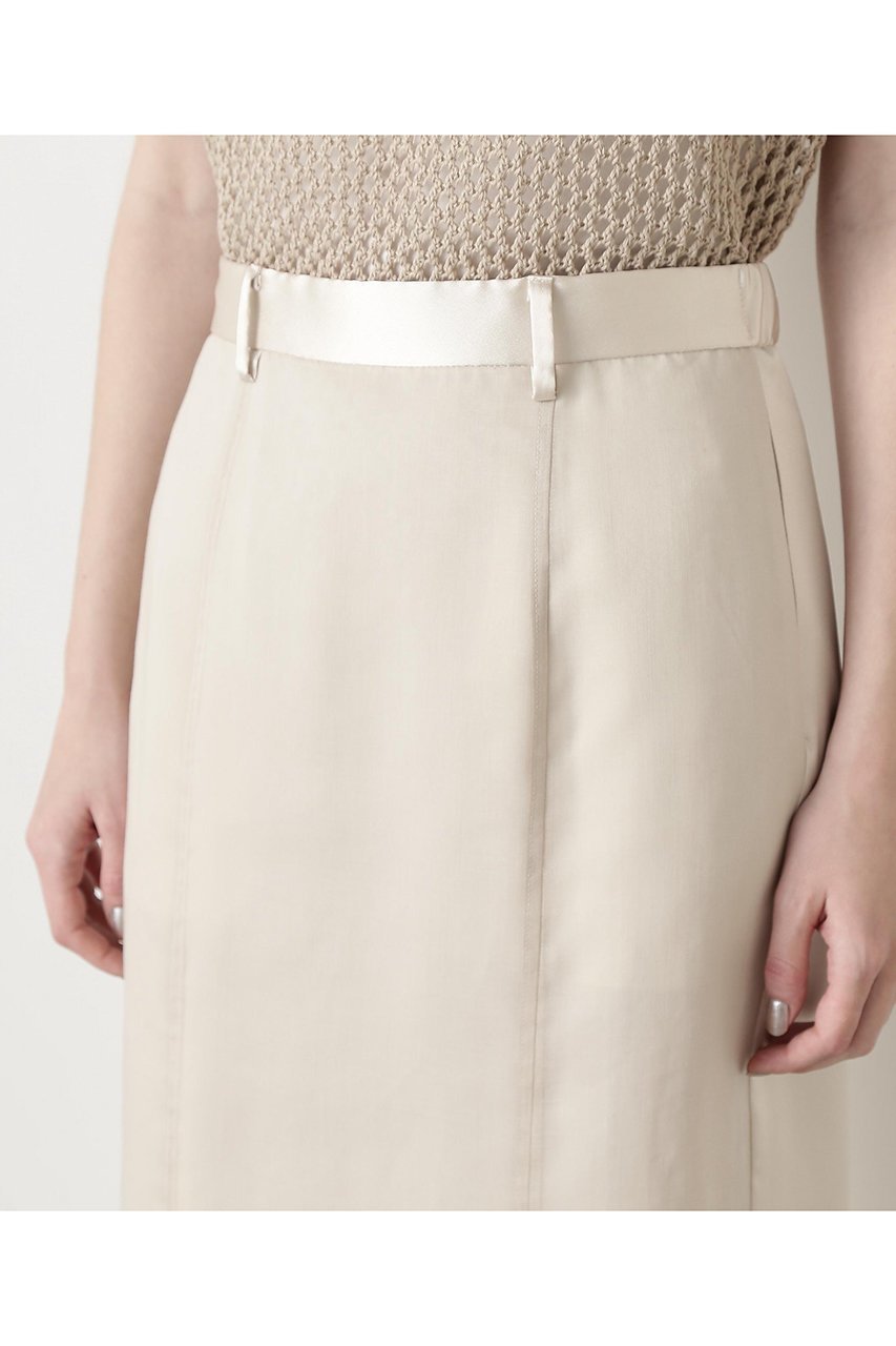 【ヒューエルミュージアム/hueLe Museum】の【STUMBLY】Sheer Satin Combi Skirt 人気、トレンドファッション・服の通販 founy(ファニー) 　ファッション　Fashion　レディースファッション　WOMEN　スカート　Skirt　ロングスカート　Long Skirt　オーガンジー　Organdy　サテン　Satin　バランス　Balance　フロント　Front　ベーシック　Basic　マーメイド　Mermaid　モダン　Modern　ロング　Long　other-3|ID: prp329100004509226 ipo3291000000031874567