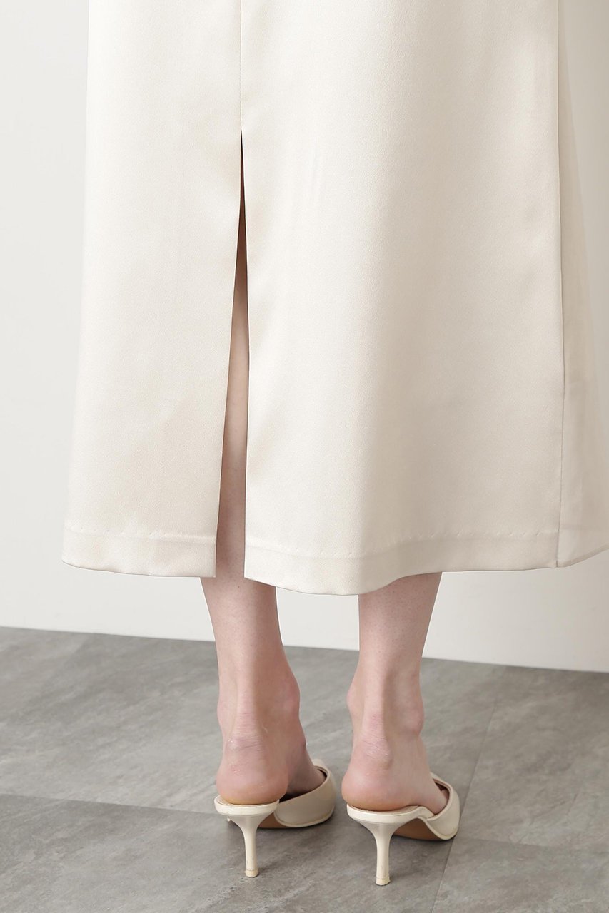 【ヒューエルミュージアム/hueLe Museum】の【STUMBLY】Sheer Satin Combi Skirt 人気、トレンドファッション・服の通販 founy(ファニー) 　ファッション　Fashion　レディースファッション　WOMEN　スカート　Skirt　ロングスカート　Long Skirt　オーガンジー　Organdy　サテン　Satin　バランス　Balance　フロント　Front　ベーシック　Basic　マーメイド　Mermaid　モダン　Modern　ロング　Long　other-7|ID: prp329100004509226 ipo3291000000031874571