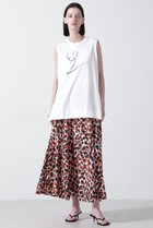 【ヒューエルミュージアム/hueLe Museum】の【STUMBLY】Printed Flare Skirt オレンジ|ID: prp329100004509227 ipo3291000000032824260