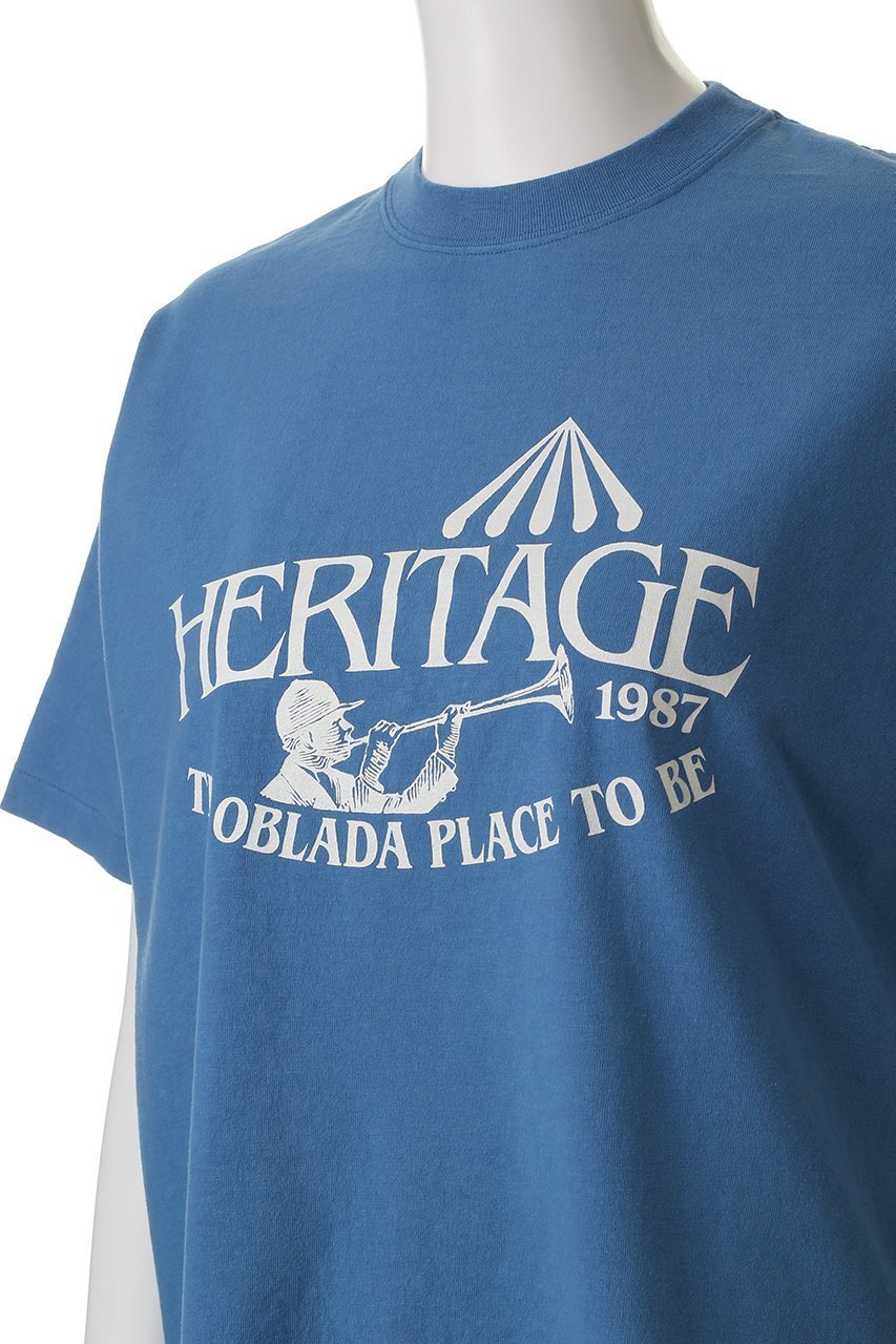 【オブラダ/Oblada】のHERITAGE Tシャツ 人気、トレンドファッション・服の通販 founy(ファニー) 　ファッション　Fashion　レディースファッション　Fashion for Women　トップス・カットソー　Cut & Sew Tops　シャツ・ブラウス・オフィスカジュアル　Elegant Blouses & Button-Ups　ロングTシャツ・Tシャツ　Longline T-Shirts & Tees　カットソー・ベーシックTシャツ　Cut-and-Sewn Tops / Stretch Tees & Basics　ショート　Short, Short Length　スリーブ　Sleeve, Long Sleeve / Short Sleeve　ハーフ　Half, Half-Length　プリント　Print, Printed Pattern　ベーシック　Basic, Essential　other-5|ID: prp329100004509959 ipo3291000000032843350