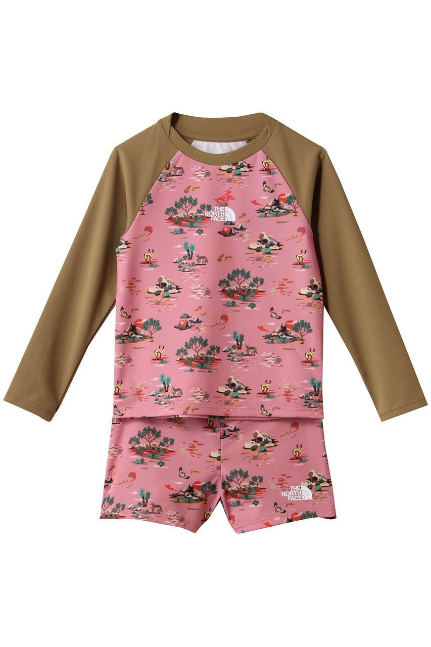 【ザ ノース フェイス/THE NORTH FACE / KIDS】の【KIDS】トドラーウォーターウエアセット インテリア・キッズ・メンズ・レディースファッション・服の通販 founy(ファニー) ファッション Fashion キッズファッション Fashion for Kids トップス・カットソー Cut & Sew Tops ショート Short, Short Length プリント Print, Printed Pattern 夏 Summer クラシックカーキ|ID: prp329100004509960 ipo3291000000032839158