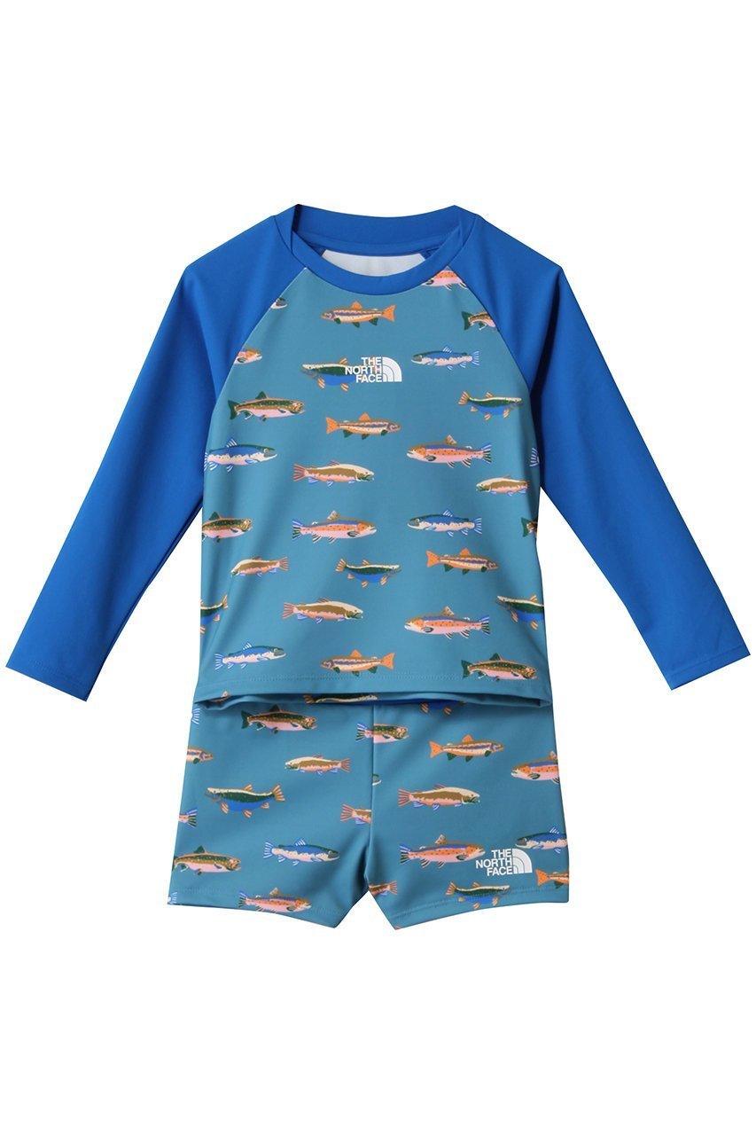 【ザ ノース フェイス/THE NORTH FACE / KIDS】の【KIDS】トドラーウォーターウエアセット インテリア・キッズ・メンズ・レディースファッション・服の通販 founy(ファニー) ファッション Fashion キッズファッション Fashion for Kids トップス・カットソー Cut & Sew Tops ショート Short, Short Length プリント Print, Printed Pattern 夏 Summer ヒーローブルー|ID: prp329100004509960 ipo3291000000032839164