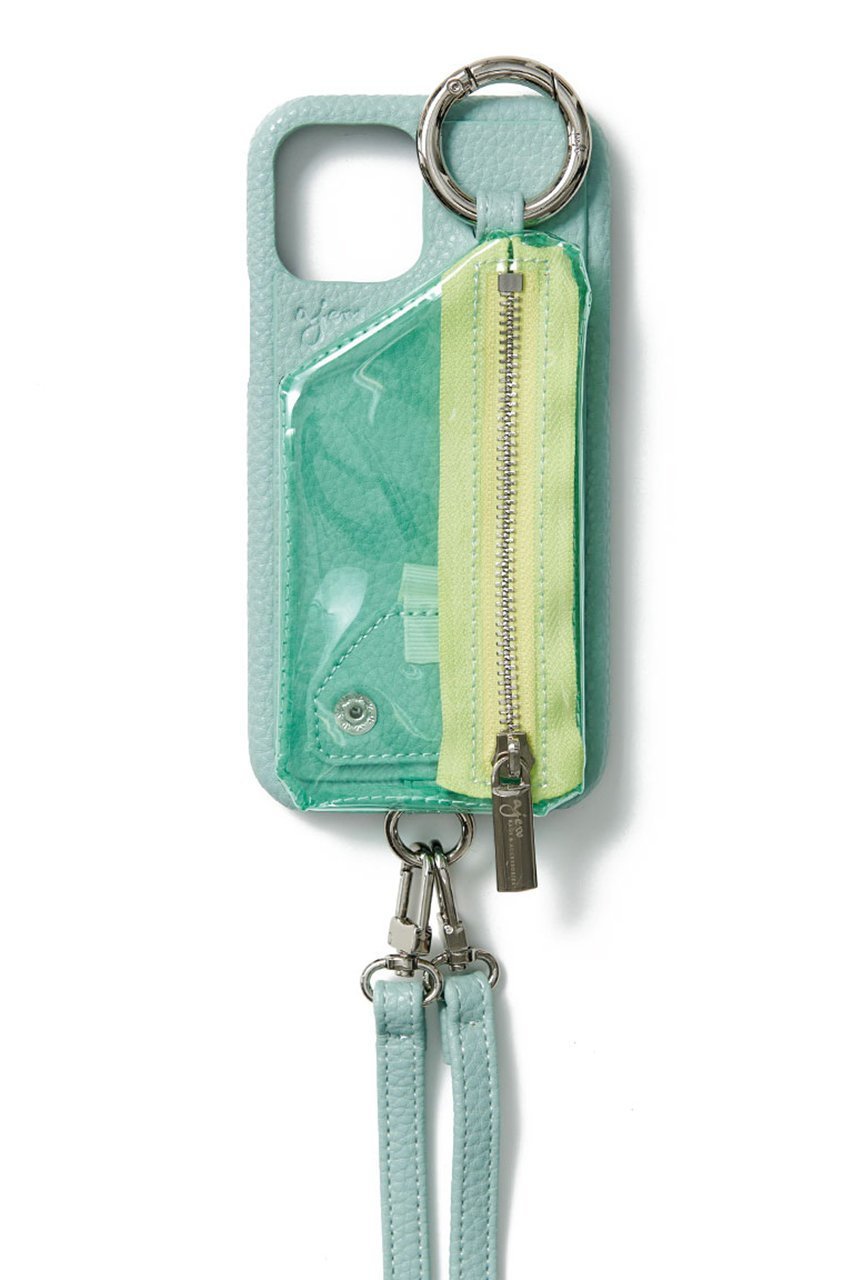 【エジュー/ajew】のiPhone16/16Pro ajew cadenas PVC zipphone case shoulder インテリア・キッズ・メンズ・レディースファッション・服の通販 founy(ファニー) 　ファッション　Fashion　レディースファッション　WOMEN　アクセサリー　Accessories　春　Spring　カメラ　Camera　ドッキング　Docking　定番　Standard　ベーシック　Basic　ポケット　Pocket　ループ　Loop　S/S・春夏　Ss・Spring/Summer　おすすめ　Recommend　夏　Summer　iPhone アイフォーン　Iphone　NEW・新作・新着・新入荷　New Arrivals　ミント|ID: prp329100004509963 ipo3291000000031849679