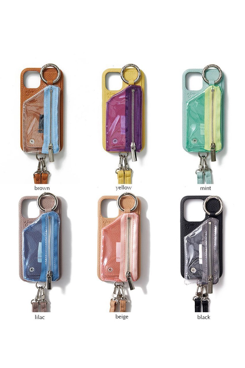 【エジュー/ajew】のiPhone16/16Pro ajew cadenas PVC zipphone case shoulder 人気、トレンドファッション・服の通販 founy(ファニー) 　ファッション　Fashion　レディースファッション　WOMEN　アクセサリー　Accessories　春　Spring　カメラ　Camera　ドッキング　Docking　定番　Standard　ベーシック　Basic　ポケット　Pocket　ループ　Loop　S/S・春夏　Ss・Spring/Summer　おすすめ　Recommend　夏　Summer　iPhone アイフォーン　Iphone　other-8|ID: prp329100004509963 ipo3291000000031974732