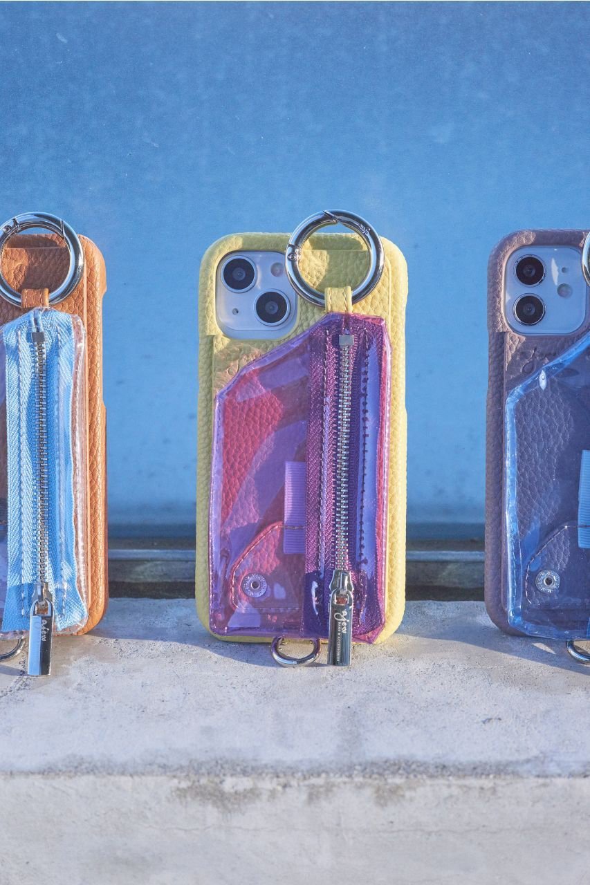 【エジュー/ajew】のiPhone14/14Pro ajew cadenas PVC zipphone case shoulder 人気、トレンドファッション・服の通販 founy(ファニー) 　ファッション　Fashion　レディースファッション　Fashion for Women　アクセサリー　Fashion Accessories　春　Spring　カメラ　Camera Accessories　ドッキング　Docking, Mixed Material　定番　Standard, Basic Item　ベーシック　Basic, Essential　ポケット　Pocket, Pocket Detail　ループ　Loop, Loop Knit　S/S・春夏　SS, Spring/Summer, Warm Season　おすすめ　Recommended / Our Picks　夏　Summer　iPhone アイフォーン　iPhone　other-4|ID: prp329100004509965 ipo3291000000032800804