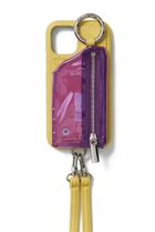 【エジュー/ajew】のiPhone13/13Pro ajew cadenas PVC zipphone case shoulder イエロー|ID: prp329100004509966 ipo3291000000032800815