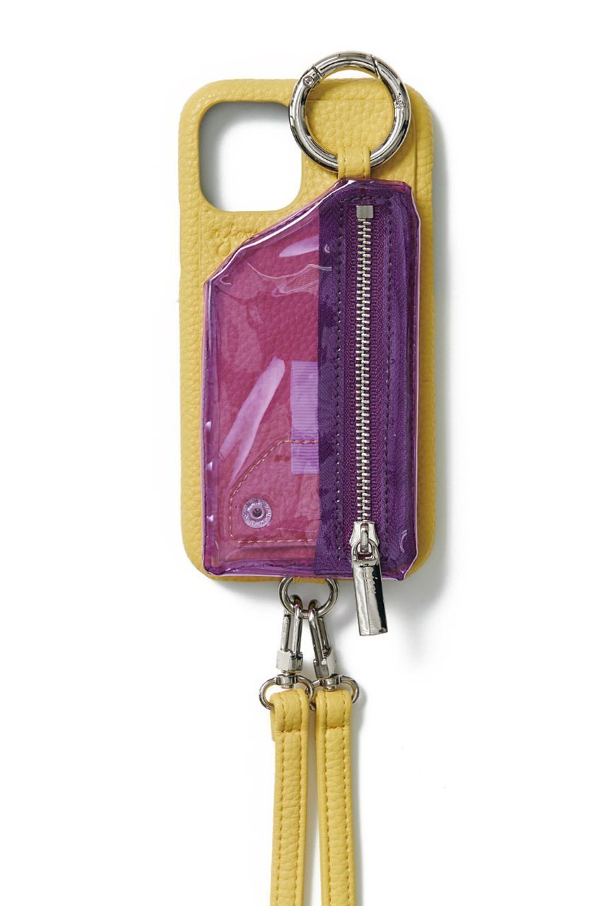 【エジュー/ajew】のiPhone13/13Pro ajew cadenas PVC zipphone case shoulder インテリア・キッズ・メンズ・レディースファッション・服の通販 founy(ファニー) 　ファッション　Fashion　レディースファッション　Fashion for Women　アクセサリー　Fashion Accessories　春　Spring　カメラ　Camera Accessories　ドッキング　Docking, Mixed Material　定番　Standard, Basic Item　ベーシック　Basic, Essential　ポケット　Pocket, Pocket Detail　ループ　Loop, Loop Knit　S/S・春夏　SS, Spring/Summer, Warm Season　おすすめ　Recommended / Our Picks　夏　Summer　iPhone アイフォーン　iPhone　イエロー|ID: prp329100004509966 ipo3291000000032800815