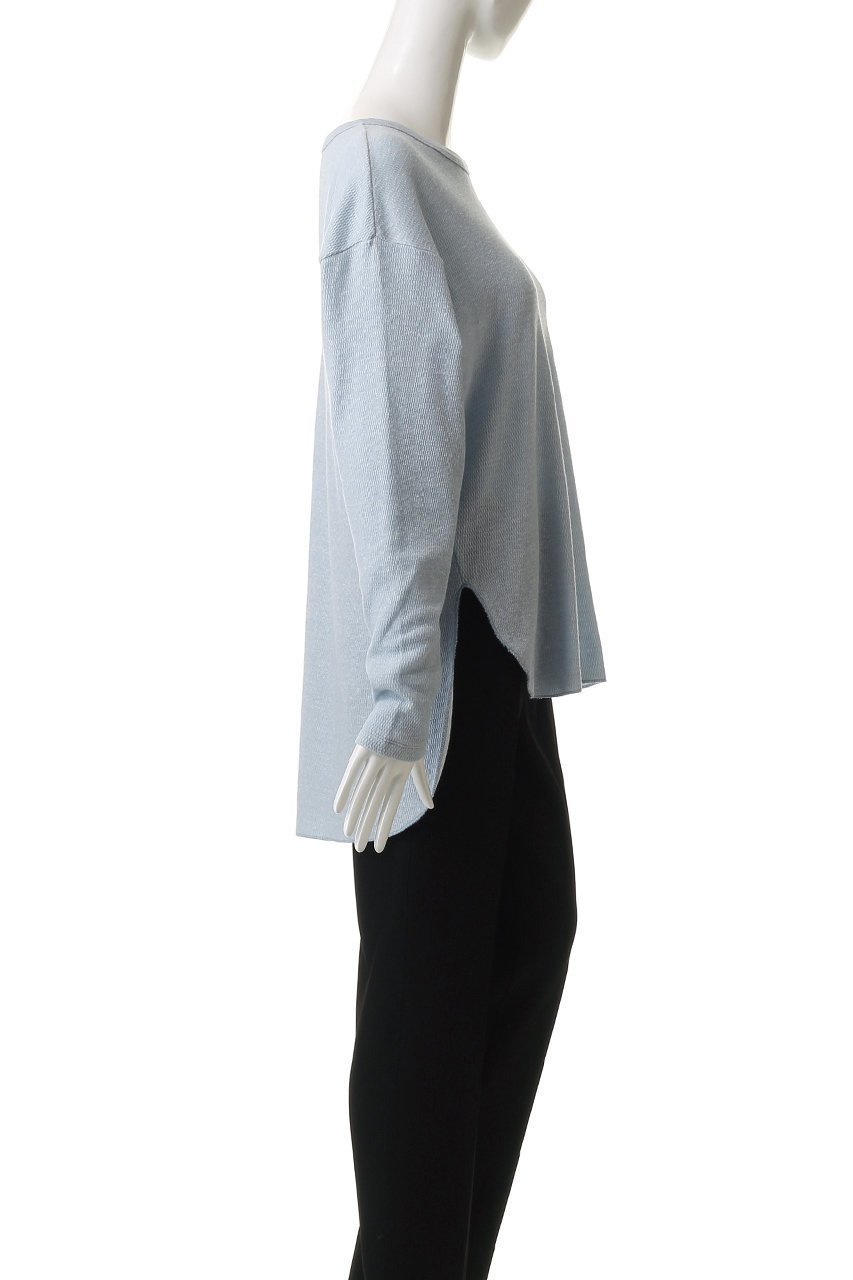 【スリー ドッツ/three dots】のヴィンテージサーマル ルーズTシャツ 人気、トレンドファッション・服の通販 founy(ファニー) 　ファッション　Fashion　レディースファッション　Fashion for Women　トップス・カットソー　Cut & Sew Tops　シャツ・ブラウス・オフィスカジュアル　Elegant Blouses & Button-Ups　ロングTシャツ・Tシャツ　Longline T-Shirts & Tees　カットソー・ベーシックTシャツ　Cut-and-Sewn Tops / Stretch Tees & Basics　シンプル　Simple, Minimal　スリーブ　Sleeve, Long Sleeve / Short Sleeve　メランジ　Melange, Mixed Yarn　ルーズ　Loose, Oversized　ロング　Long, Long-Length　長袖　Long Sleeve, Full Sleeve　other-3|ID: prp329100004509971 ipo3291000000032843099