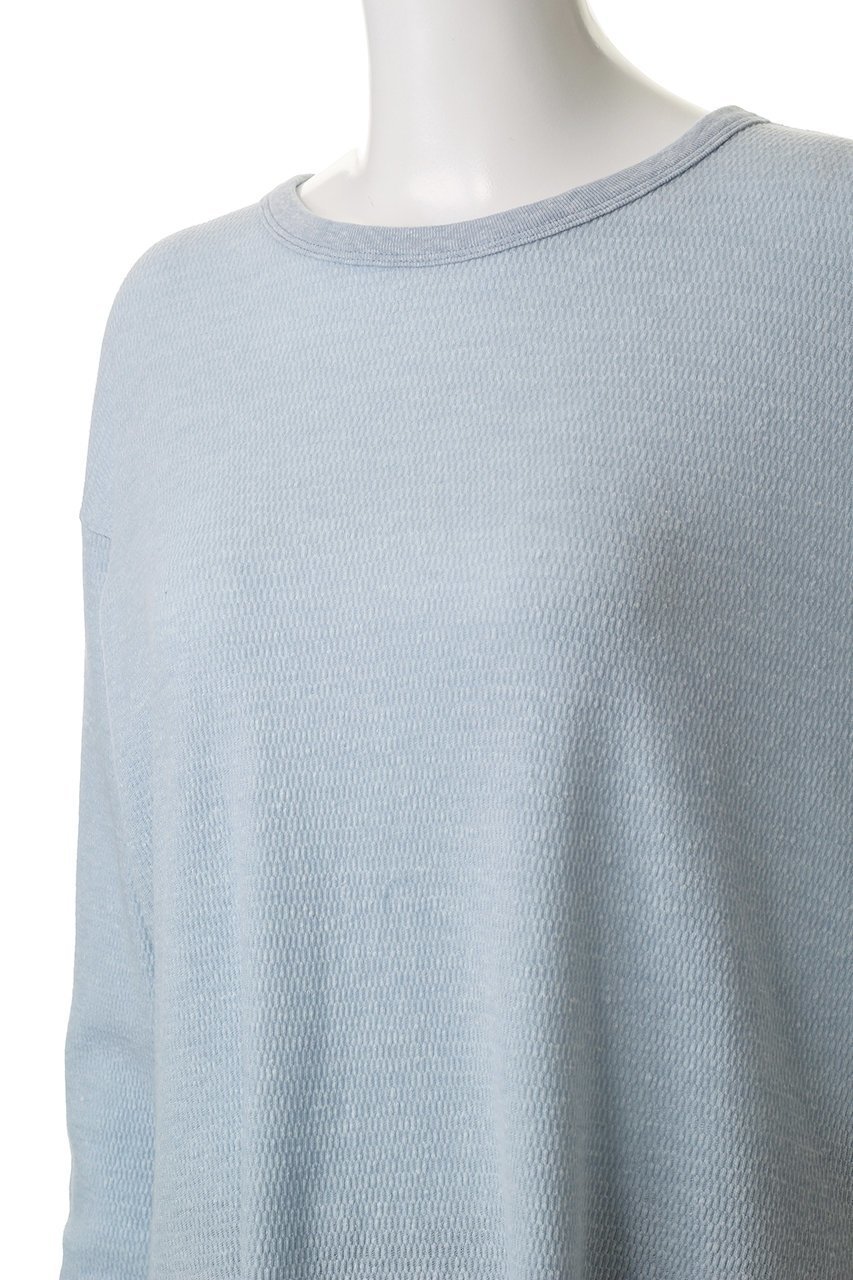 【スリー ドッツ/three dots】のヴィンテージサーマル ルーズTシャツ 人気、トレンドファッション・服の通販 founy(ファニー) 　ファッション　Fashion　レディースファッション　Fashion for Women　トップス・カットソー　Cut & Sew Tops　シャツ・ブラウス・オフィスカジュアル　Elegant Blouses & Button-Ups　ロングTシャツ・Tシャツ　Longline T-Shirts & Tees　カットソー・ベーシックTシャツ　Cut-and-Sewn Tops / Stretch Tees & Basics　シンプル　Simple, Minimal　スリーブ　Sleeve, Long Sleeve / Short Sleeve　メランジ　Melange, Mixed Yarn　ルーズ　Loose, Oversized　ロング　Long, Long-Length　長袖　Long Sleeve, Full Sleeve　other-5|ID: prp329100004509971 ipo3291000000032843109