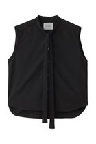 【ミディウミソリッド/MIDIUMISOLID】のn/slv tie-collar blouse.S ブラウス black|ID:prp329100004509974