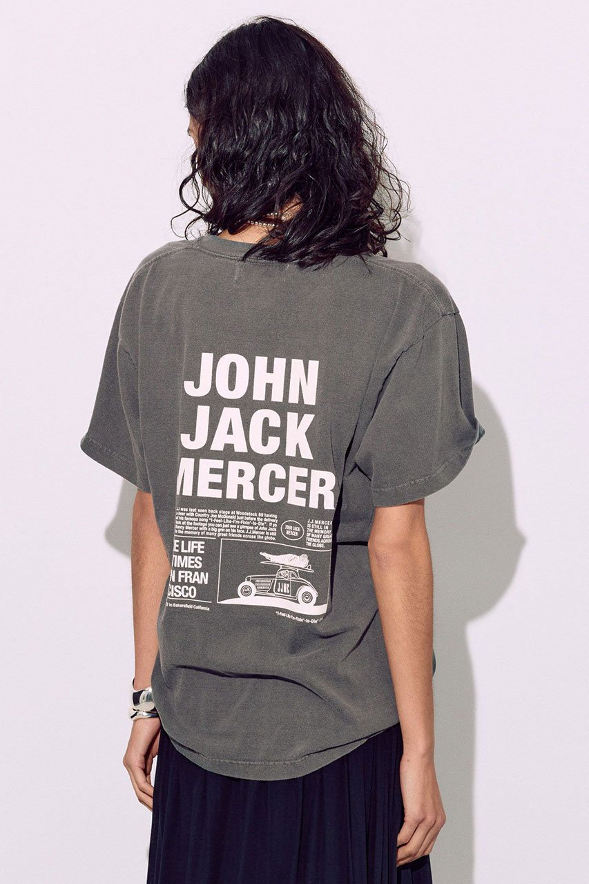 【ブリル/BRILL】の【JJ Mercer】バックプリントTシャツ インテリア・キッズ・メンズ・レディースファッション・服の通販 founy(ファニー) 　ファッション　Fashion　レディースファッション　Fashion for Women　トップス・カットソー　Cut & Sew Tops　シャツ・ブラウス・オフィスカジュアル　Elegant Blouses & Button-Ups　ロングTシャツ・Tシャツ　Longline T-Shirts & Tees　カットソー・ベーシックTシャツ　Cut-and-Sewn Tops / Stretch Tees & Basics　グラフィック　Graphic, Graphic Design　ショート　Short, Short Length　スリーブ　Sleeve, Long Sleeve / Short Sleeve　フィット　Fit, Slim Fit　プリント　Print, Printed Pattern　ペーパー　Paper, Kraft Paper　チャコールグレー|ID: prp329100004509975 ipo3291000000032808057