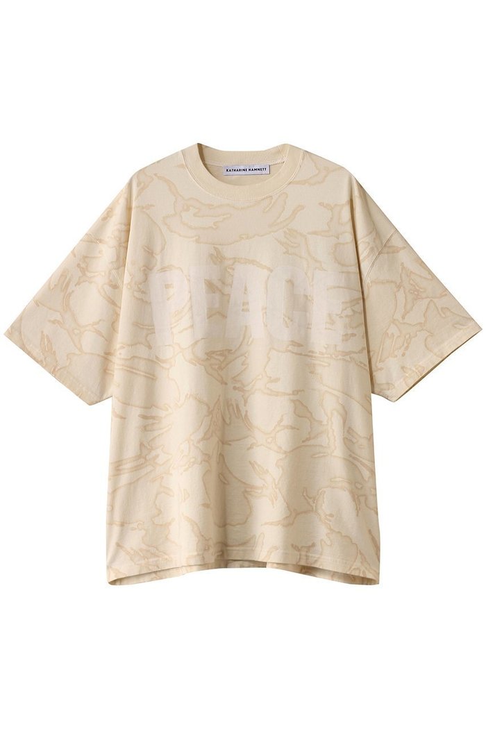 【キャサリンハムネット/KATHARINE HAMNETT LONDON】の【Shinzone × KATHARINE HAMNETT】 スローガンTシャツ インテリア・キッズ・メンズ・レディースファッション・服の通販 founy(ファニー) https://founy.com/ ファッション Fashion レディースファッション Fashion for Women トップス・カットソー Cut & Sew Tops シャツ・ブラウス・オフィスカジュアル Elegant Blouses & Button-Ups ロングTシャツ・Tシャツ Longline T-Shirts & Tees カットソー・ベーシックTシャツ Cut-and-Sewn Tops / Stretch Tees & Basics コラボ Collaboration, Collab ショート Short, Short Length スリーブ Sleeve, Long Sleeve / Short Sleeve デニム Denim, Jeans Material フレア Flare, Flared |ID: prp329100004510895 ipo3291000000032843563