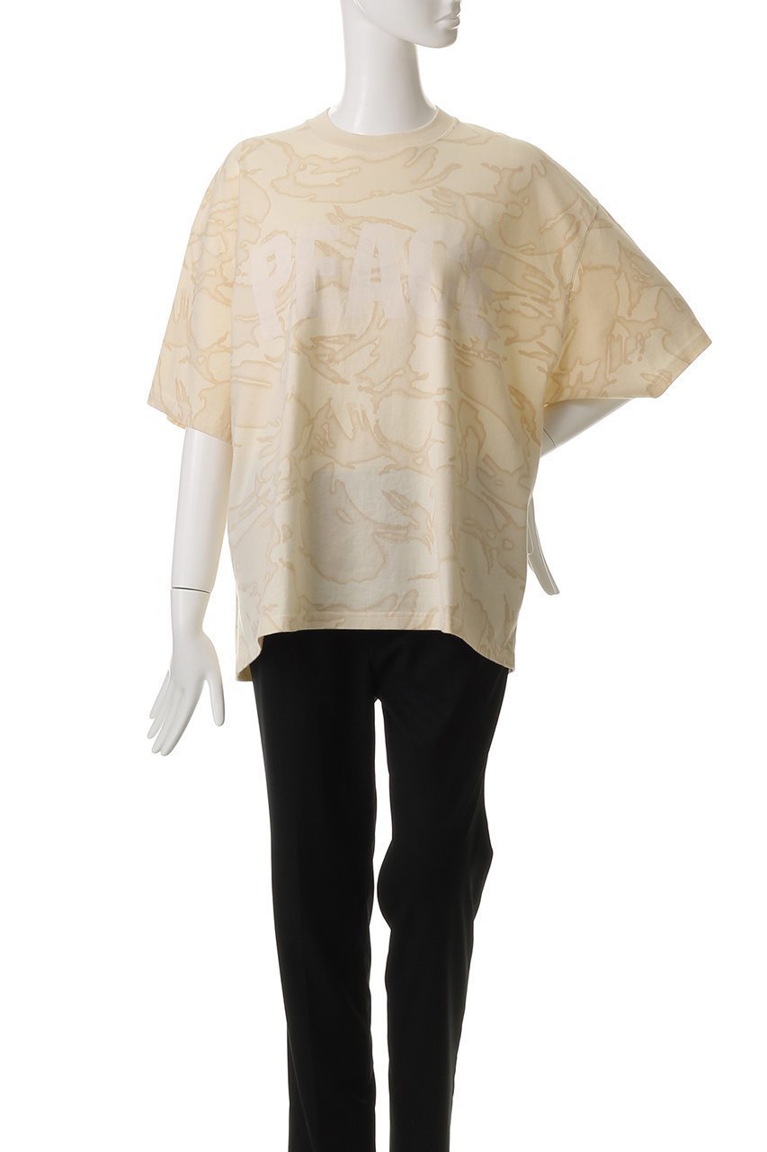 【キャサリンハムネット/KATHARINE HAMNETT LONDON】の【Shinzone × KATHARINE HAMNETT】 スローガンTシャツ 人気、トレンドファッション・服の通販 founy(ファニー) 　ファッション　Fashion　レディースファッション　Fashion for Women　トップス・カットソー　Cut & Sew Tops　シャツ・ブラウス・オフィスカジュアル　Elegant Blouses & Button-Ups　ロングTシャツ・Tシャツ　Longline T-Shirts & Tees　カットソー・ベーシックTシャツ　Cut-and-Sewn Tops / Stretch Tees & Basics　コラボ　Collaboration, Collab　ショート　Short, Short Length　スリーブ　Sleeve, Long Sleeve / Short Sleeve　デニム　Denim, Jeans Material　フレア　Flare, Flared　other-2|ID: prp329100004510895 ipo3291000000032843572