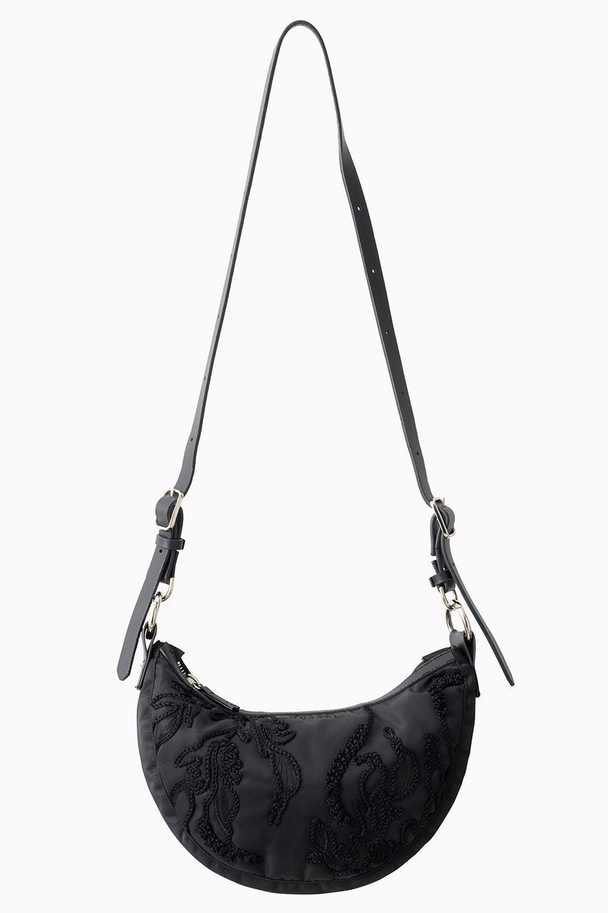 【ミューラル/MURRAL】のSea pea 刺しゅう バッグ インテリア・キッズ・メンズ・レディースファッション・服の通販 founy(ファニー) 　ファッション　Fashion　レディースファッション　WOMEN　バッグ　Bag　フォルム　Form　ブラック|ID: prp329100004510896 ipo3291000000031861048