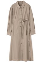 【エストラータ/STRATA】のボタンスリットシャツワンピース カーキ|ID: prp329100004510905 ipo3291000000032857914