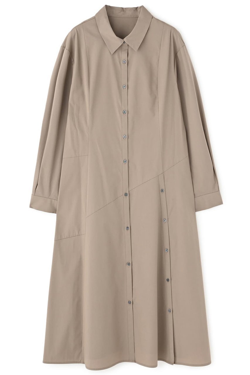 【エストラータ/STRATA】のボタンスリットシャツワンピース 人気、トレンドファッション・服の通販 founy(ファニー) 　ファッション　Fashion　レディースファッション　Fashion for Women　ワンピース　Dresses　シャツワンピース / 1枚で着映えコーデ　Shirt Dresses　チュニック　Tunic Tops & Dresses　おすすめ　Recommended / Our Picks　ストライプ　Stripe, Striped Pattern　スニーカー　Sneakers, Trainers　チュニック　Tunic, Long Top　フェミニン　Feminine, Girly　フロント　Front, Front Design　ベーシック　Basic, Essential　羽織　Haori, Light Jacket　other-3|ID: prp329100004510905 ipo3291000000032857924