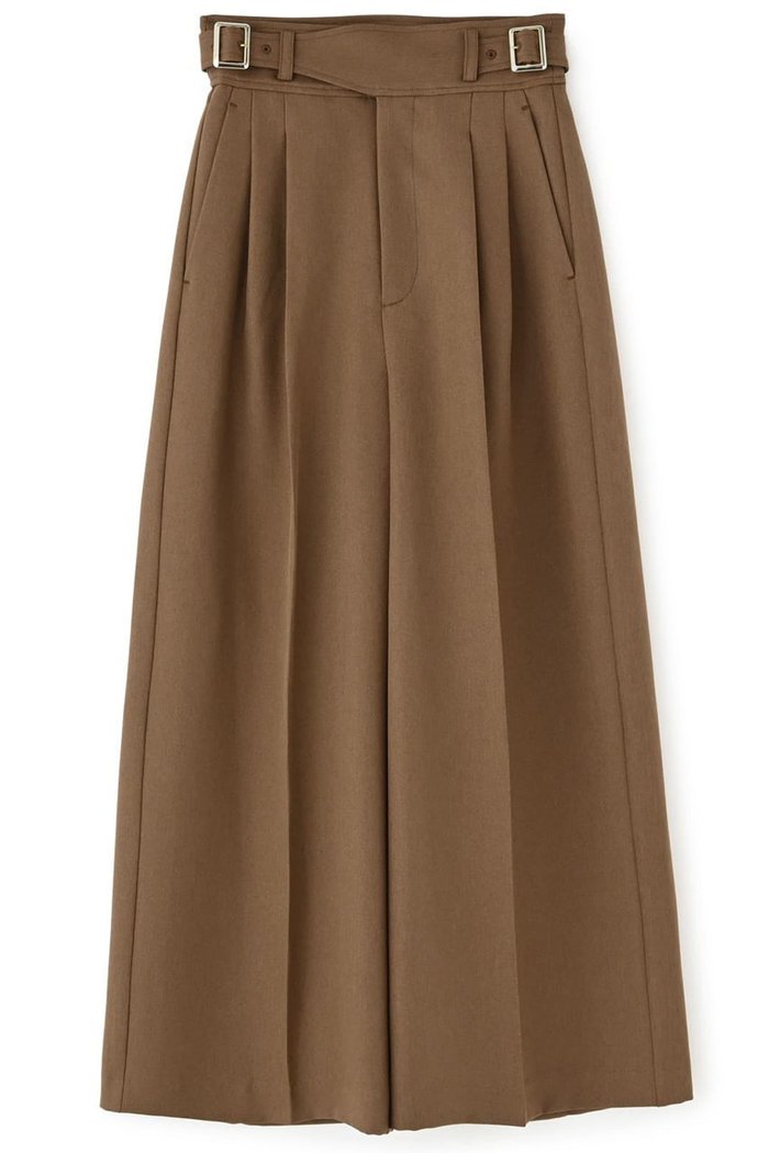 【エストラータ/STRATA】のハイウエストグルカワイドパンツ インテリア・キッズ・メンズ・レディースファッション・服の通販 founy(ファニー) https://founy.com/ ファッション Fashion レディースファッション Fashion for Women パンツ Pants & Trousers クロップド Cropped, Short Length ジャケット Jacket, Outerwear スニーカー Sneakers, Trainers なめらか Smooth, Silky Texture ミリタリー Military, Army Style ワイド Wide, Wide Fit エレガント 上品 Elegant |ID: prp329100004510906 ipo3291000000032790358