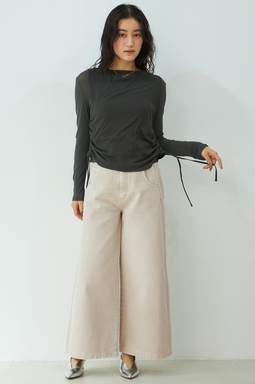 【エストラータ/STRATA】のドロストタンクシアーカットソーセット 人気、トレンドファッション・服の通販 founy(ファニー) 　ファッション　Fashion　レディースファッション　Fashion for Women　トップス・カットソー　Cut & Sew Tops　シャツ・ブラウス・オフィスカジュアル　Elegant Blouses & Button-Ups　ロングTシャツ・Tシャツ　Longline T-Shirts & Tees　カットソー・ベーシックTシャツ　Cut-and-Sewn Tops / Stretch Tees & Basics　インナー　Innerwear　シアー　Sheer, See-Through　シャーリング　Shirring, Ruched　ストレッチ　Stretch, Stretchy Fabric　スリーブ　Sleeve, Long Sleeve / Short Sleeve　タンク　Tank Top, Sleeveless Top　テレコ　Ribbed, Rib Stitch　バランス　Balance, Style Balance　ボトム　Bottoms, Lower Wear　ロング　Long, Long-Length　再入荷　Restock / Back in Stock　other-8|ID: prp329100004510907 ipo3291000000032843473