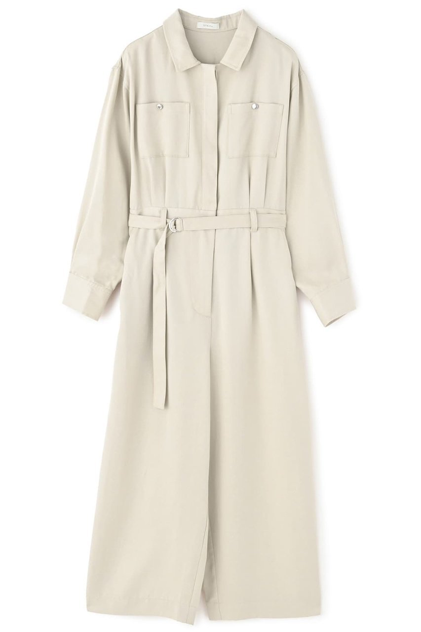 【エストラータ/STRATA】のヴィンテージツイルジャンプスーツ 人気、トレンドファッション・服の通販 founy(ファニー) 　ファッション　Fashion　レディースファッション　Fashion for Women　パンツ　Pants & Trousers　カットソー　Cut and Sewn Top　ツイル　Twist, Twisted Detail　ポケット　Pocket, Pocket Detail　ロング　Long, Long-Length　 other-1|ID: prp329100004510908 ipo3291000000032899576