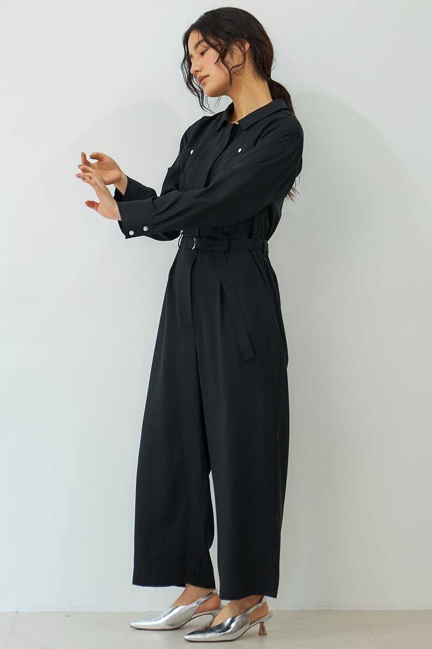 【エストラータ/STRATA】のヴィンテージツイルジャンプスーツ 人気、トレンドファッション・服の通販 founy(ファニー) 　ファッション　Fashion　レディースファッション　Fashion for Women　パンツ　Pants & Trousers　カットソー　Cut and Sewn Top　ツイル　Twist, Twisted Detail　ポケット　Pocket, Pocket Detail　ロング　Long, Long-Length　other-3|ID: prp329100004510908 ipo3291000000032899590