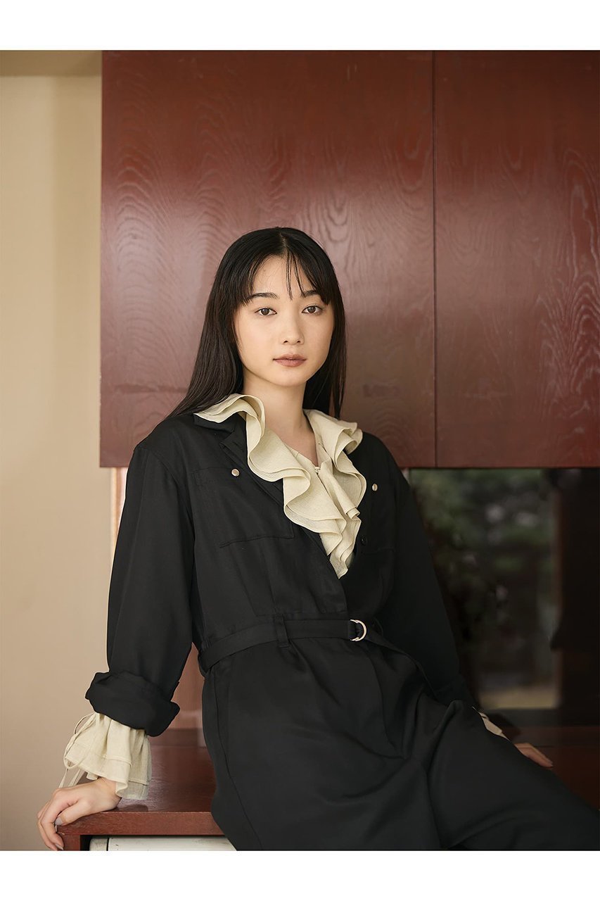 【エストラータ/STRATA】のヴィンテージツイルジャンプスーツ 人気、トレンドファッション・服の通販 founy(ファニー) 　ファッション　Fashion　レディースファッション　Fashion for Women　パンツ　Pants & Trousers　カットソー　Cut and Sewn Top　ツイル　Twist, Twisted Detail　ポケット　Pocket, Pocket Detail　ロング　Long, Long-Length　other-6|ID: prp329100004510908 ipo3291000000032899598