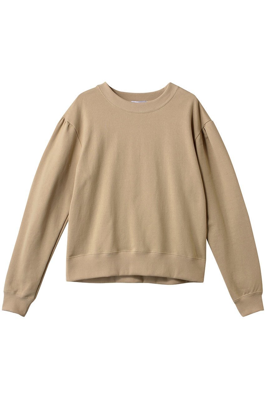 【マイ ウィークネス/MY WEAKNESS】のOlja Sweat Shirt インテリア・キッズ・メンズ・レディースファッション・服の通販 founy(ファニー) 　ファッション　Fashion　レディースファッション　Fashion for Women　トップス・カットソー　Cut & Sew Tops　ニット　Knit Tops & Sweaters　シャツ・ブラウス・オフィスカジュアル　Elegant Blouses & Button-Ups　レディースパーカー・カジュアルフーディー　Casual Hoodies & Sweatshirts　ロングTシャツ・Tシャツ　Longline T-Shirts & Tees　カジュアルプルオーバー・ニットトップス　Pullovers & Knit Tops / Casual Pullovers　スウェット・クルーネックトップス　Sweatshirts & Crewnecks / Relaxed Fit Sweat Tops　ギャザー　Gathered, Ruffled　ショルダー　Shoulder, Shoulder Strap　スウェット / スエット　Sweatshirt, Sweatwear　ドロップ　Drop Shoulder, Dropped Style　フェミニン　Feminine, Girly　BEIGE|ID: prp329100004510922 ipo3291000000032922084