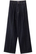 【マイ ウィークネス/MY WEAKNESS】のDenim Wide Pants 人気、トレンドファッション・服の通販 founy(ファニー) ファッション Fashion レディースファッション Fashion for Women パンツ Pants & Trousers デニムパンツ・ジーンズ・美脚デニム Denim Jeans & Pants エレガント 上品 Elegant スタイリッシュ Stylish, Fashionable センター Center, Center Line デニム Denim, Jeans Material プリーツ Pleats, Pleated リラックス Relax, Relaxed Fit ワイド Wide, Wide Fit thumbnail INDIGO|ID: prp329100004510924 ipo3291000000034397769