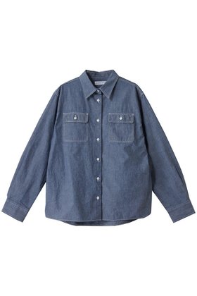 【マイ ウィークネス/MY WEAKNESS】 Sham Shirt人気、トレンドファッション・服の通販 founy(ファニー) ファッション Fashion レディースファッション Fashion for Women トップス・カットソー Cut & Sew Tops シャツ・ブラウス・オフィスカジュアル Elegant Blouses & Button-Ups クラシカル Classical, Vintage-Inspired シャンブレー Chambray, Denim-Like Fabric スリーブ Sleeve, Long Sleeve / Short Sleeve チェーン Chain, Chain Strap バランス Balance, Style Balance フィット Fit, Slim Fit フラップ Flap, Flap Pocket ポケット Pocket, Pocket Detail ロング Long, Long-Length |ID:prp329100004510926